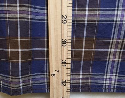 Daniel Cremieux Men's Large Blue Plaid Slim Fit Long Sleeve Shirt - Thumbnail 7