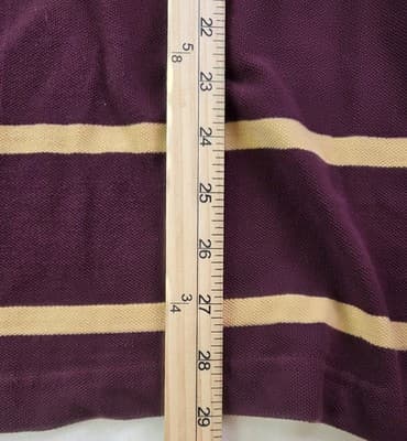 Steve & Barry's Men's XXL Burgundy Short Sleeve Polo Shirt - Thumbnail 6