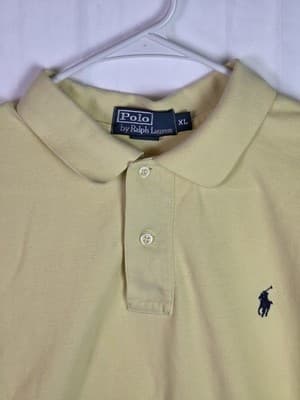 Polo Ralph Lauren Men’s XL Yellow Short Sleeve Shirt - Thumbnail 2