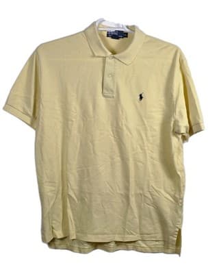 Polo Ralph Lauren Men’s XL Yellow Short Sleeve Shirt - Image 1