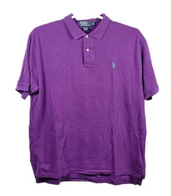 Polo Ralph Lauren Men's XL Purple Short Sleeve Shirt - Image 1