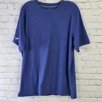 Tommy Bahama Men’s Large Blue S/S Shirt - Thumbnail 2