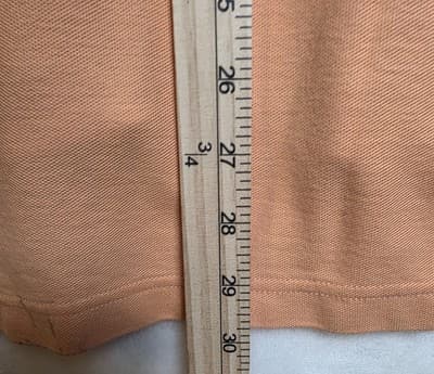 Daniel Cremieux Men's Large Orange Golf Shirt - Thumbnail 8