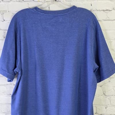 Tommy Bahama Men’s Large Blue S/S Shirt - Thumbnail 7