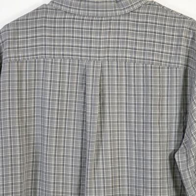 Tony Hawk Men's Large Plaid Gingham Short Sleeve Button Up Shirt - Thumbnail 6