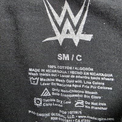 WWE Legends Adult Small Black T-Shirt - Thumbnail 3