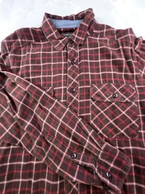 Woorich Men's Large Flannel Plaid Multicolor Long Sleeve Shirt - Thumbnail 2