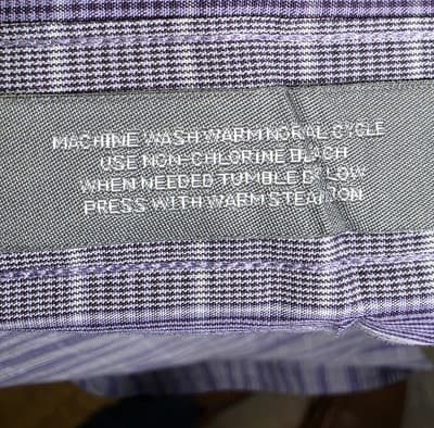 Daniel Cremieux Men's XL Long Sleeve Lavender Shirt - Thumbnail 5