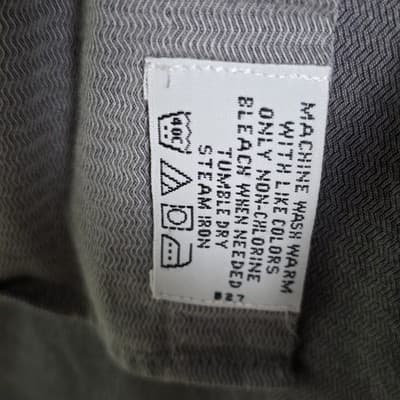 Kenneth Cole Men's Gray 15 1/2 -34-35 Long Sleeve Button Down Shirt - Thumbnail 4
