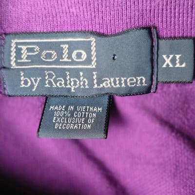 Polo Ralph Lauren Men's XL Purple Short Sleeve Shirt - Thumbnail 3