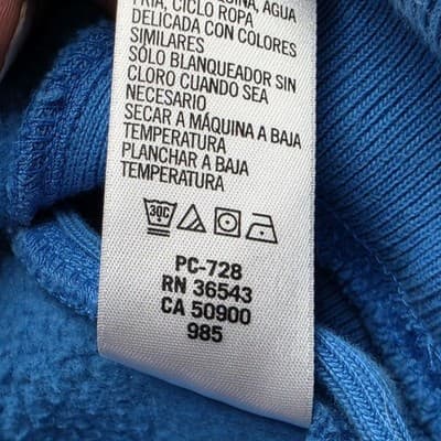 Izod Mens XL Light Blue V-Neck Quarter Zip Pullover - Thumbnail 6