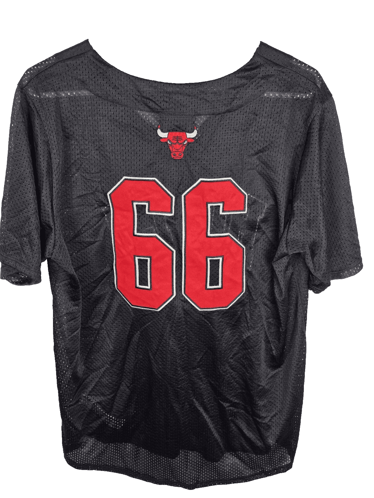 Chicago Bulls Men’s Large Mesh NBA Button Up Jersey - Thumbnail 7