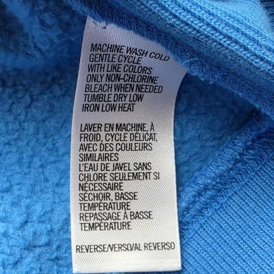Izod Mens XL Light Blue V-Neck Quarter Zip Pullover - Thumbnail 5