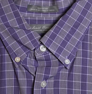 Daniel Cremieux Men's XL Long Sleeve Lavender Shirt - Thumbnail 2