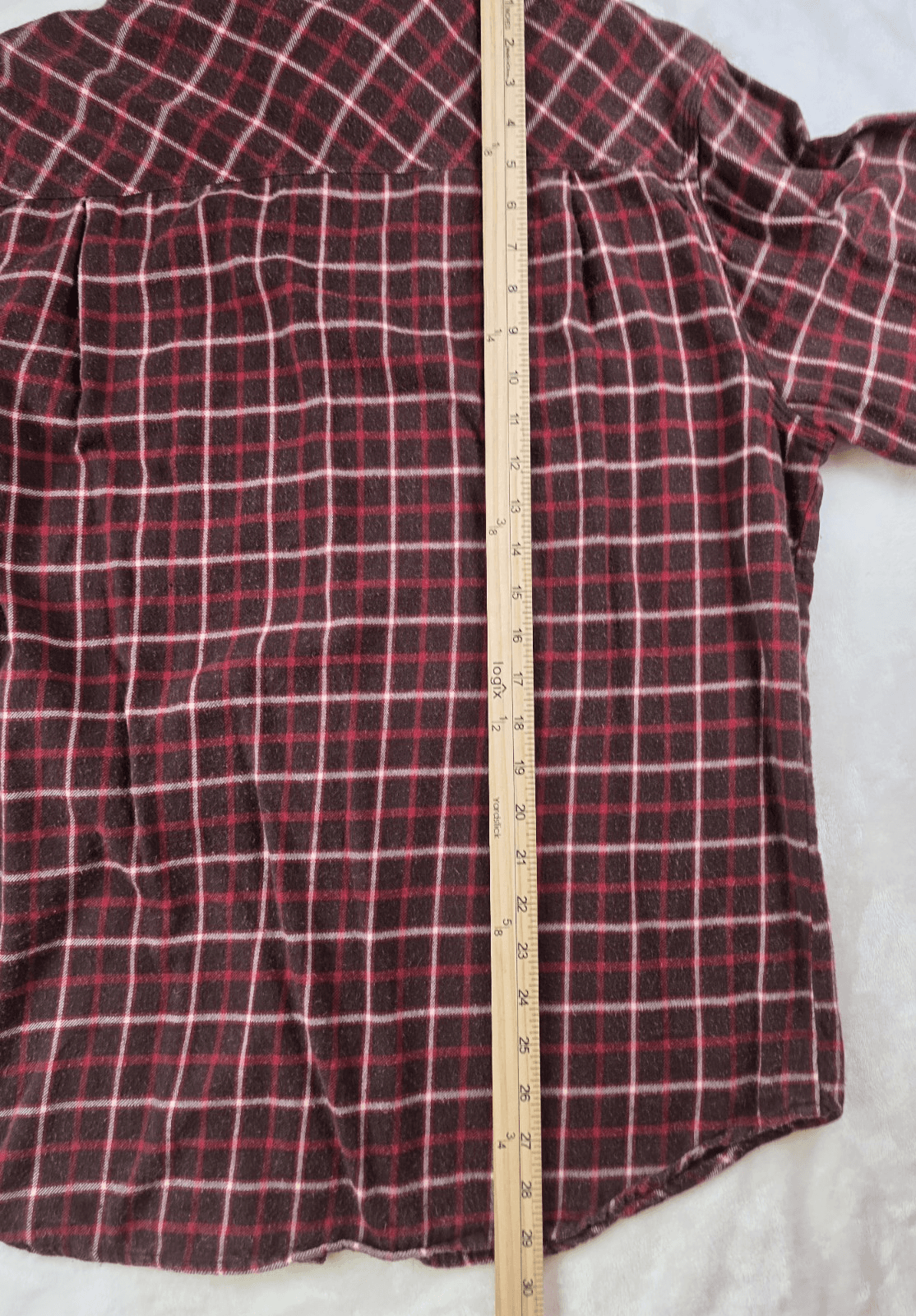 Woorich Men's Large Flannel Plaid Multicolor Long Sleeve Shirt - Thumbnail 7