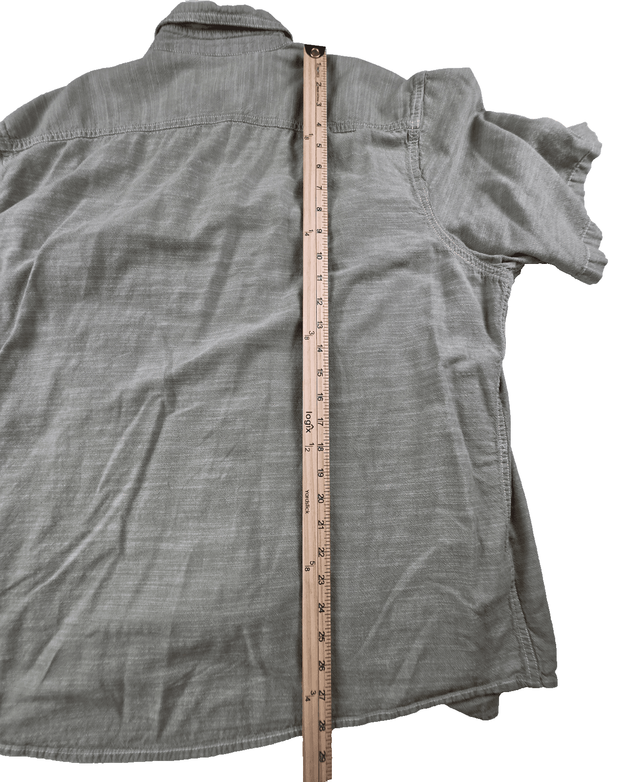 Woolrich Shirt Mens XXL Green 100% Cotton Short Sleeve Button Up Shirt - Thumbnail 6