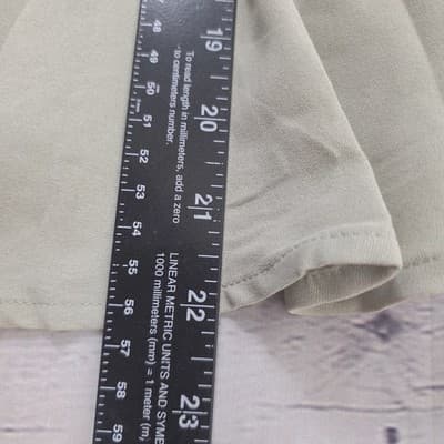 Andree By Unit Women Medium Olive Green V-Neck 3/4 Sleeve Blouse - Thumbnail 8