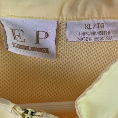 EP Pro Women's XL Yellow Full Zip Mesh Lined Windbreaker - Thumbnail 3