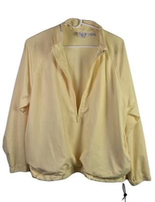 EP Pro Women's XL Yellow Full Zip Mesh Lined Windbreaker - Thumbnail 2