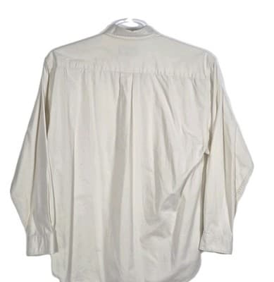 Alexander Julian Shirt Men's Large Ivory Colored Long-Sleeve Button Up Shirt - Thumbnail 8