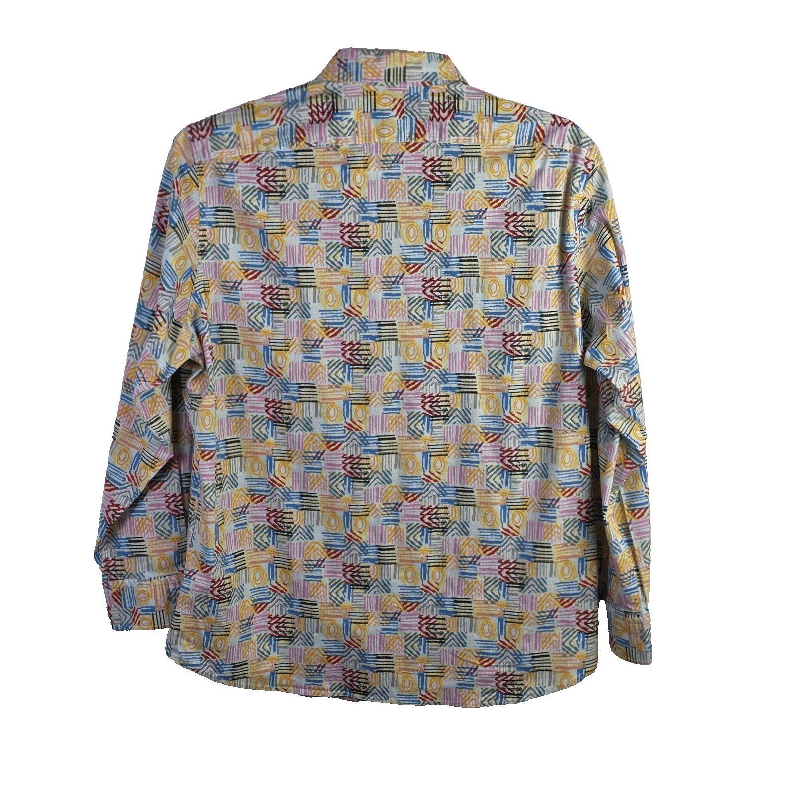 Daniel Cremieux Men's XL Multicolored Paisley Long Sleeve Button Down Shirt - Thumbnail 7