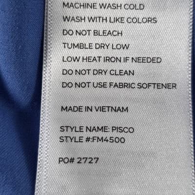 FIGS Technical Pisco Men's XXL Blue Scrub Pants FM4500 - Thumbnail 5