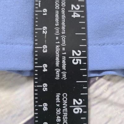 Figs Women’s Medium Blue Casma V-Neck 3 Pocket Scrub Top PW1000 - Thumbnail 10