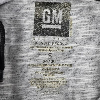 GM Chevrolet Men’s Small Black & Gray Long Sleeve Hoodie. - Thumbnail 4
