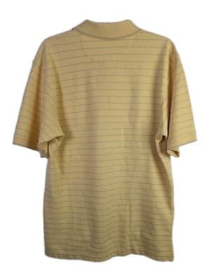 Geoffrey Beene Men’s XL Yellow, Green & Beige Short Sleeve Polo Shirts (3) - Thumbnail 4