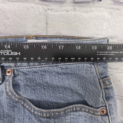 Levi's Men's 40 Blue Denim Regular Fit 505 Jean Shorts - Thumbnail 5