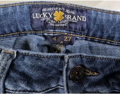 Lucky Brand Women's Sweet N Straight Jeans Mid Rise Size 4/27 Long (29x33) - Thumbnail 2