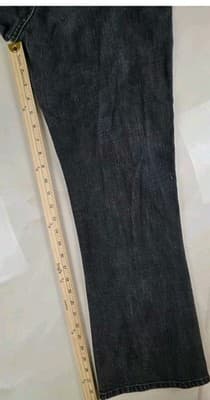 Lauren Ralph Lauren Classic Straight Jeans size 12 Black Denim Stretch Pocket - Thumbnail 9