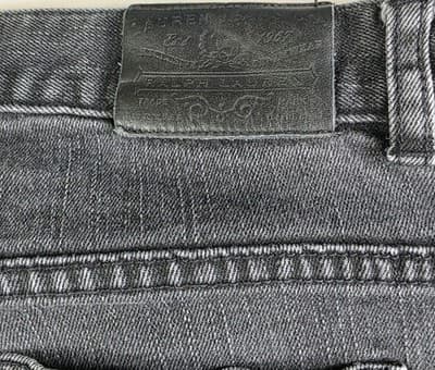 Lauren Ralph Lauren Classic Straight Jeans size 12 Black Denim Stretch Pocket - Thumbnail 4
