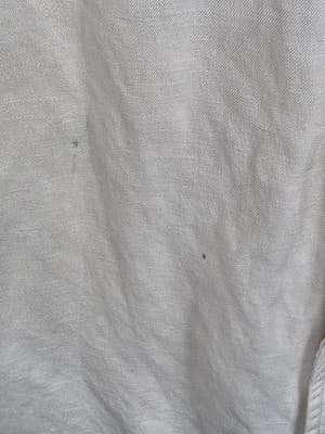 Daniel Cremieux Men's XL Ivory Silk & Linen Short Sleeve Shirt - Thumbnail 3
