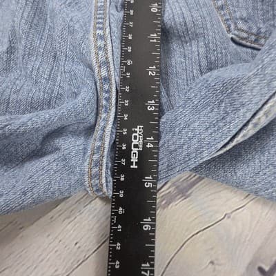Levi's Men's 40 Blue Denim Regular Fit 505 Jean Shorts - Thumbnail 7