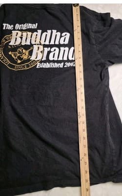 True Religion Men's XL Black Buddha Brand Distressed Short Sleeve T-Shirt - Thumbnail 6
