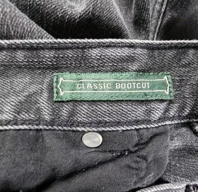 Lauren Ralph Lauren Classic Straight Jeans size 12 Black Denim Stretch Pocket - Thumbnail 3