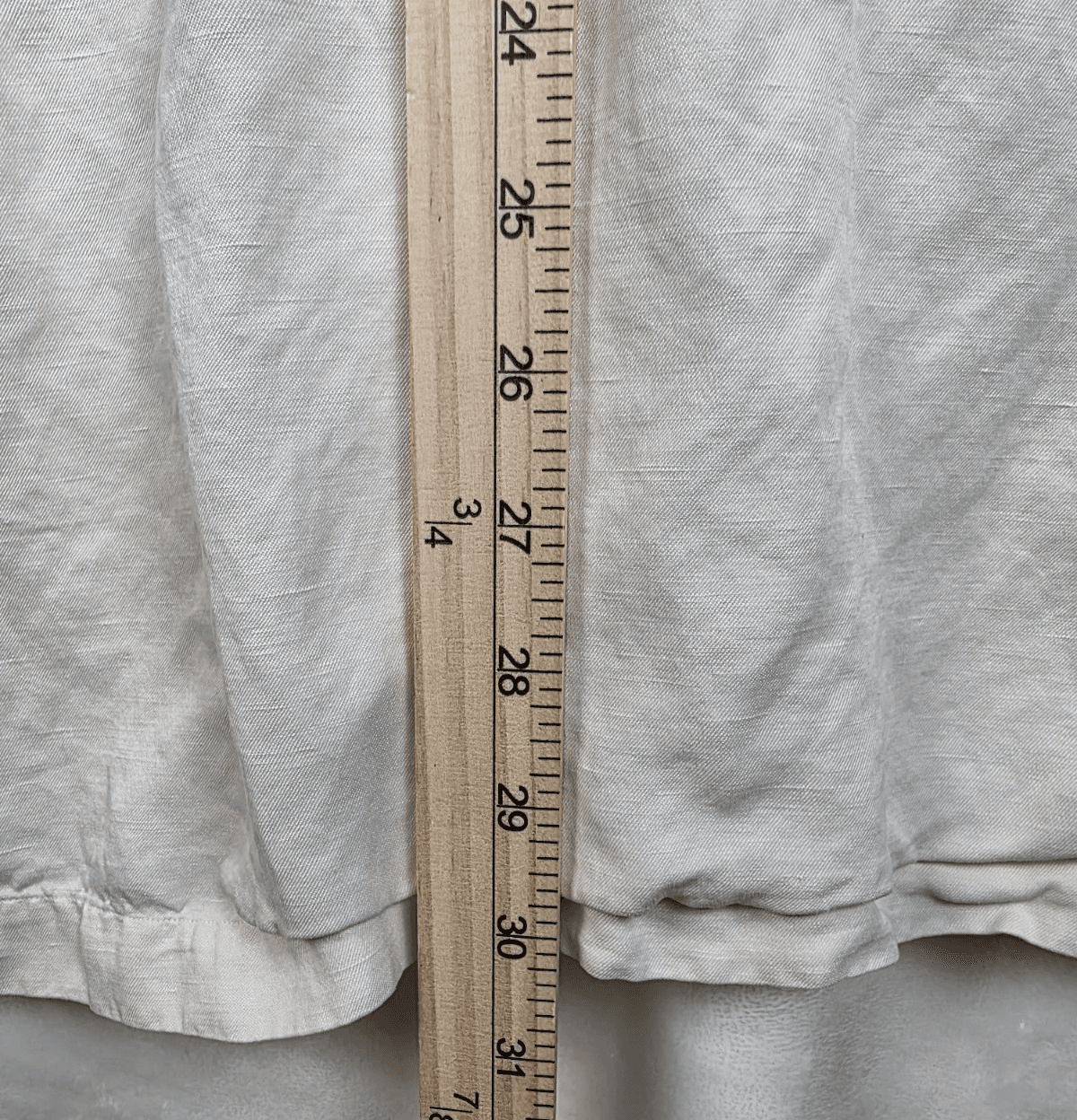 Daniel Cremieux Men's XL Ivory Silk & Linen Short Sleeve Shirt - Thumbnail 8