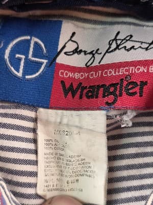 Wrangler George Strait XL Red Plaid Button Up Shirt - Thumbnail 4