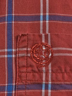 Wrangler George Strait XL Red Plaid Button Up Shirt - Thumbnail 2