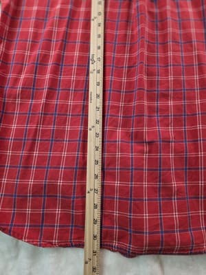 Wrangler George Strait XL Red Plaid Button Up Shirt - Thumbnail 9