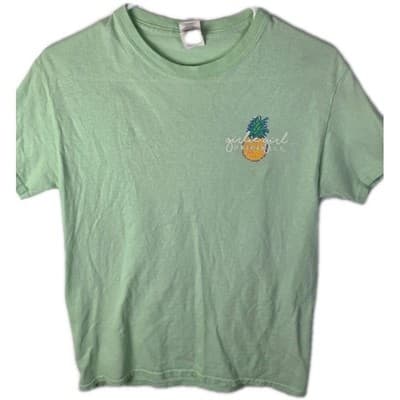 Simply Southern Shirt Women's Small Green " Southern Mimi " Short Sleeve T-Shirt - Image 1