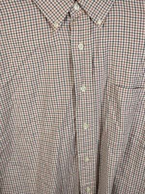 Daniel Cremieux Men's XL Plaid Red/Tan/Blue Button Down Shirt - Thumbnail 3