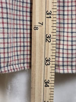 Daniel Cremieux Men's XL Plaid Red/Tan/Blue Button Down Shirt - Thumbnail 7