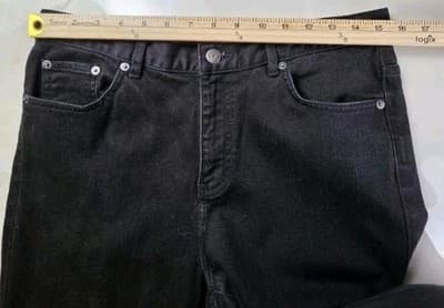 Ralph Lauren Jeans Women's Size 8 Black Bootcut Denim Jeans - Thumbnail 6