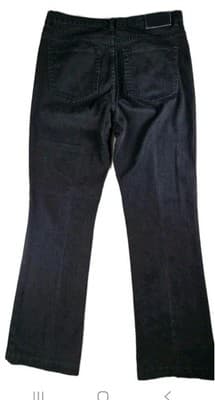Ralph Lauren Jeans Women's Size 8 Black Bootcut Denim Jeans - Thumbnail 10