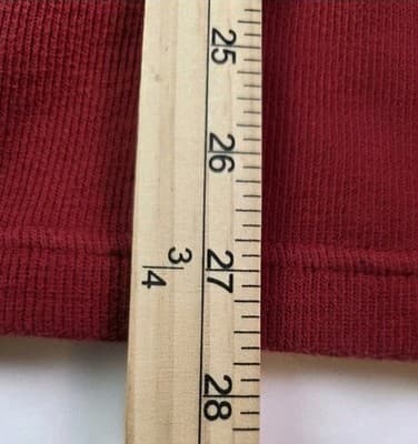 Izod Men's XL Red Long Sleeve Pullover - Thumbnail 7