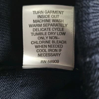Murano Modern Preformance Men's XL Navy Blue Embroidered Long Sleeve Sweater - Thumbnail 4