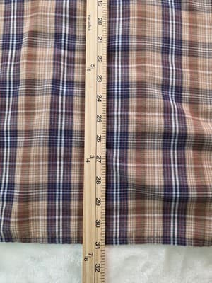 Wrangler Western Shirt XL Brown Plaid Brush Pearl Snap Shirt - Thumbnail 8