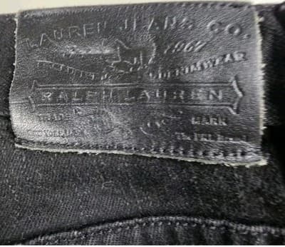 Ralph Lauren Jeans Women's Size 8 Black Bootcut Denim Jeans - Thumbnail 8